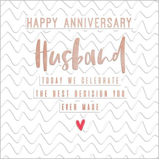 Picture of HAPPY ANNIVERSARY HUSBAND CARD
